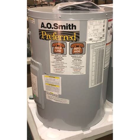 ao smith commercial electric water heater  volts  model del