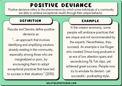 positive deviance examples