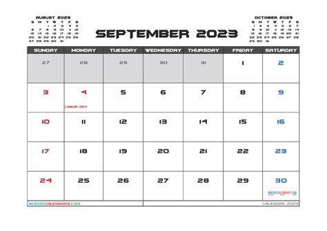 printable september  calendar  templates