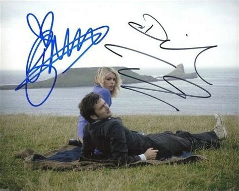 David Tennant And Billie Piper Signed Photo 8x10 Rp