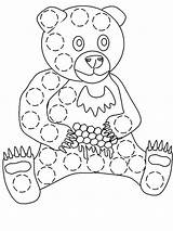 Bingo Coloring Pages Marker Dauber Dot Bear Getcolorings Sheet Getdrawings Hunt sketch template