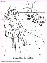 Sheep Coloring Lost Pages Bible Jesus Sheets Kids School Sunday Printable Good Shepherd Biblewise Colouring Preschool Parable Color Korner Activity sketch template
