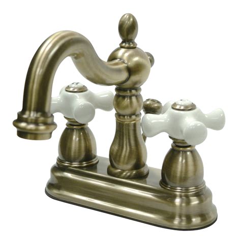 kingston brass kbpx   centerset lavatory faucet vintage brass