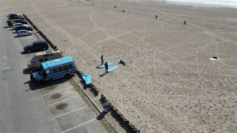 drone footage  venice beach  los angeles california  stock video footage royalty