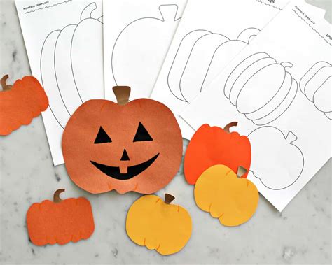 pumpkin outline   printable template childhood magic