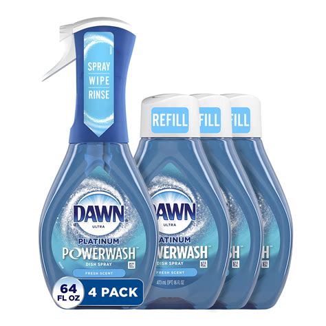 buy dawn platinum powerwash dish spray dish soap fresh scent bundle  spray oz