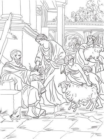 job bible pages coloring pages