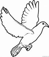 Coloring4free Doves sketch template