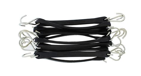 abn epdm rubber tie  straps  hooks black rubber bungee cords pk walmartcom