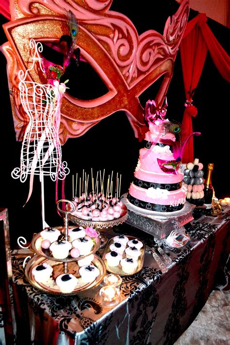 masquerade themed sweet sixteen birthday party sweet 16 masquerade