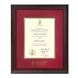 university  guelph bookstore linear degree frame