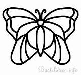 Schmetterling Bastelvorlage Bastelideen Bastelvorlagen sketch template