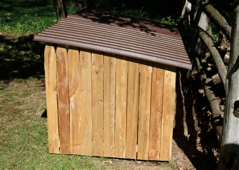 build  outdoor firewood storage shed  tos diy