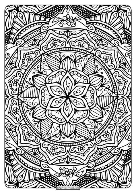 printable coloring book pages  adults   adult coloring