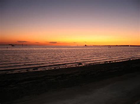 dunedin fl sunset at dunedin causeway photo picture image florida