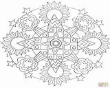 Coloring Sun Pages Mandala Getdrawings Getcolorings Printable sketch template