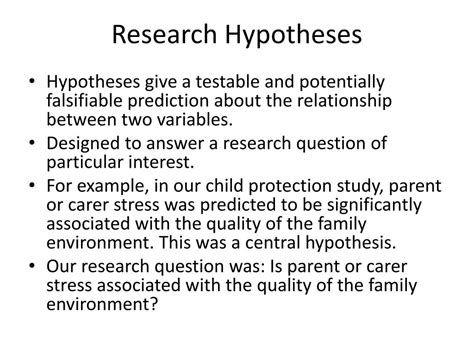 definition  hypothesis  research