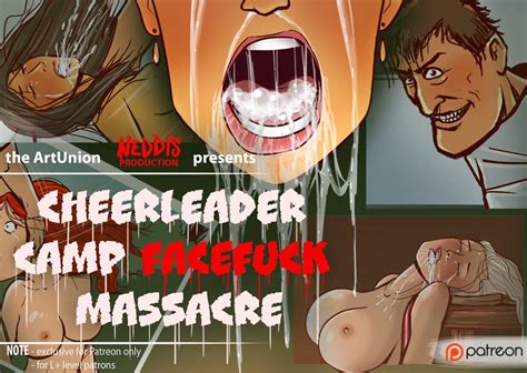 Disarten Cheerleader Camp Facefuck Massacre Porn