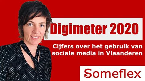 digimeter  cijfers  het sociale mediagebruik  vlaanderen youtube