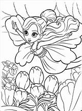 Coloring Girls Pages Princess Kids Thumbelina Barbie Color Bestappsforkids Colouring Printable Print Flying Getcolorings Getdrawings Visit sketch template