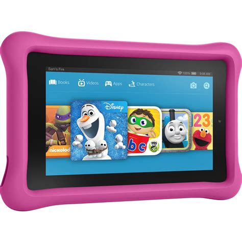 kindle  fire kids edition tablet pink byxo bh photo