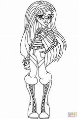 Ghoulia Coloring Pages sketch template