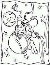 Coloring Space Pages Outer Printable Science Colouring Astronaut Preschool Print Lab Kids Color Sheets Theme Book Clipart Chemistry Sagacious Projects sketch template