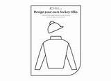 Jockey Silks Own Template Coloring Hat Derby Racing Ascot Royal Kentucky Crafts Top Horse Kids Create sketch template