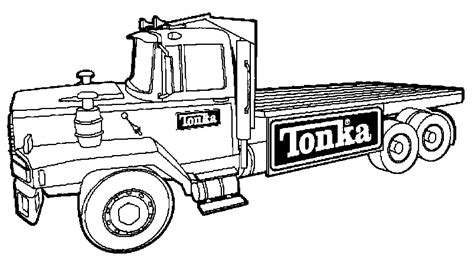 tonka  transportation  printable coloring pages