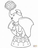 Dumbo Coloring Pages Disney Cartoon Sheets Birijus Printable Kids sketch template