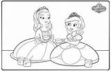Coloring Pages First Sophie Sofia Popular Disney sketch template