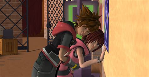 Rule 34 Alleyway Buttjob Canon Couple Cothed Sex Cum Disney Kairi