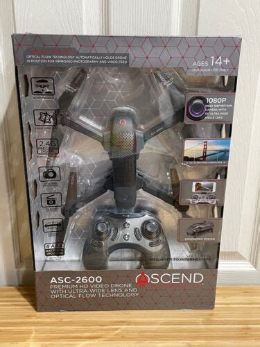 brand  ascend aeronautics asc  premium video drone  hd p camera ebay
