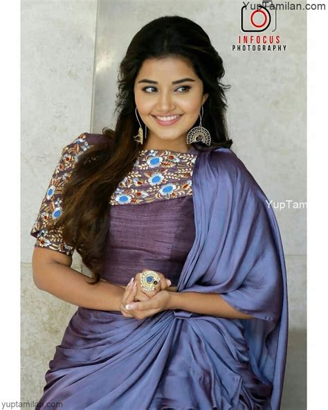anupama parameshwaran gorgeous in saree photos hd silk