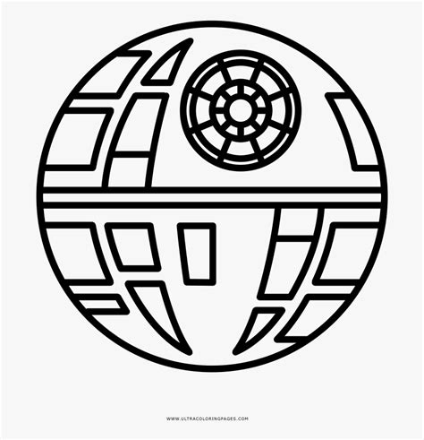 death star coloring page star wars death star clipart hd png