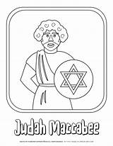 Maccabee Judah Coloring Planerium Hanukkah sketch template