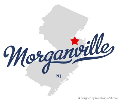map  morganville nj  jersey