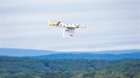 fedex completes  commercial drone delivery transport topics