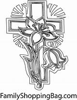 Lilies Crucified Cross2 Bunny Southeastsz sketch template