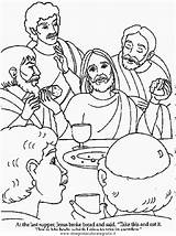 Bibbia Religione Disegno Supper sketch template