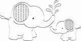 Template Freebie Elephants Applique Stamping Digi Elefante Craftgossip Printablee Galleryhip sketch template