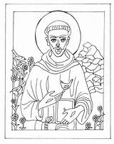 Francis Assisi Coloring St Saint Pages Getcolorings Choose Board sketch template