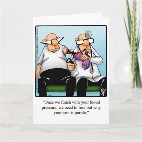 Funny Get Well Humour Greeting Card Au
