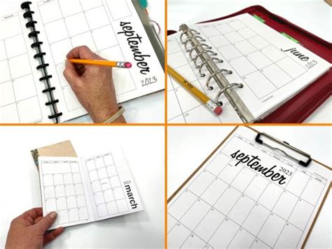 diy  printable calendars  minimalist approach  planning