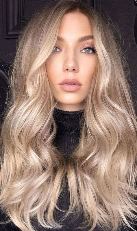 23 Glossy Creamy Blonde With Subtle Rose Gold If You Are Looking For A