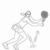 Tennis Hellokids Close Kournikova sketch template