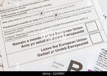 ballot paper  british eu referendum   june   question
