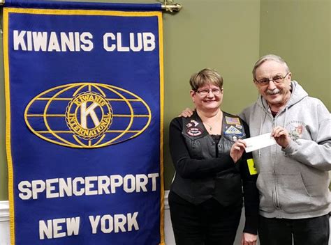 Patriot Guard Riders Accept Donation From Kiwanis Club Of Spencerport