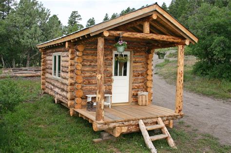 tiny log cabin  jalopy cabins