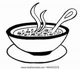 Bowl Soup Coloring Drawing Porridge Stew Hand Pages 검색 결과 이미지 대한 Template Pic Clip Kids sketch template